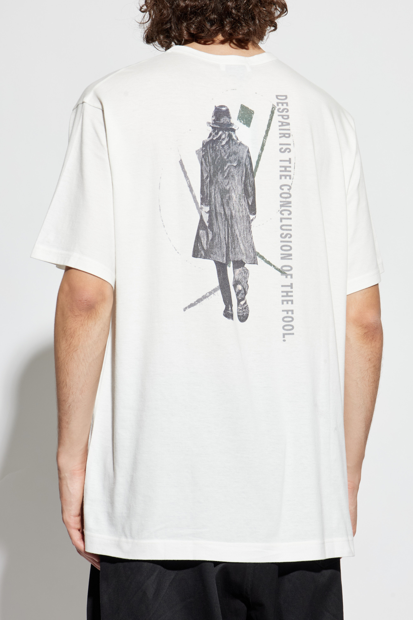 Tシャツ・カットソー Yohji Yamamoto FW24 Printed cotton shirt (HOB70526 1) Yohji Yamamoto floral-print cotton shirt | REVERSIBLE
